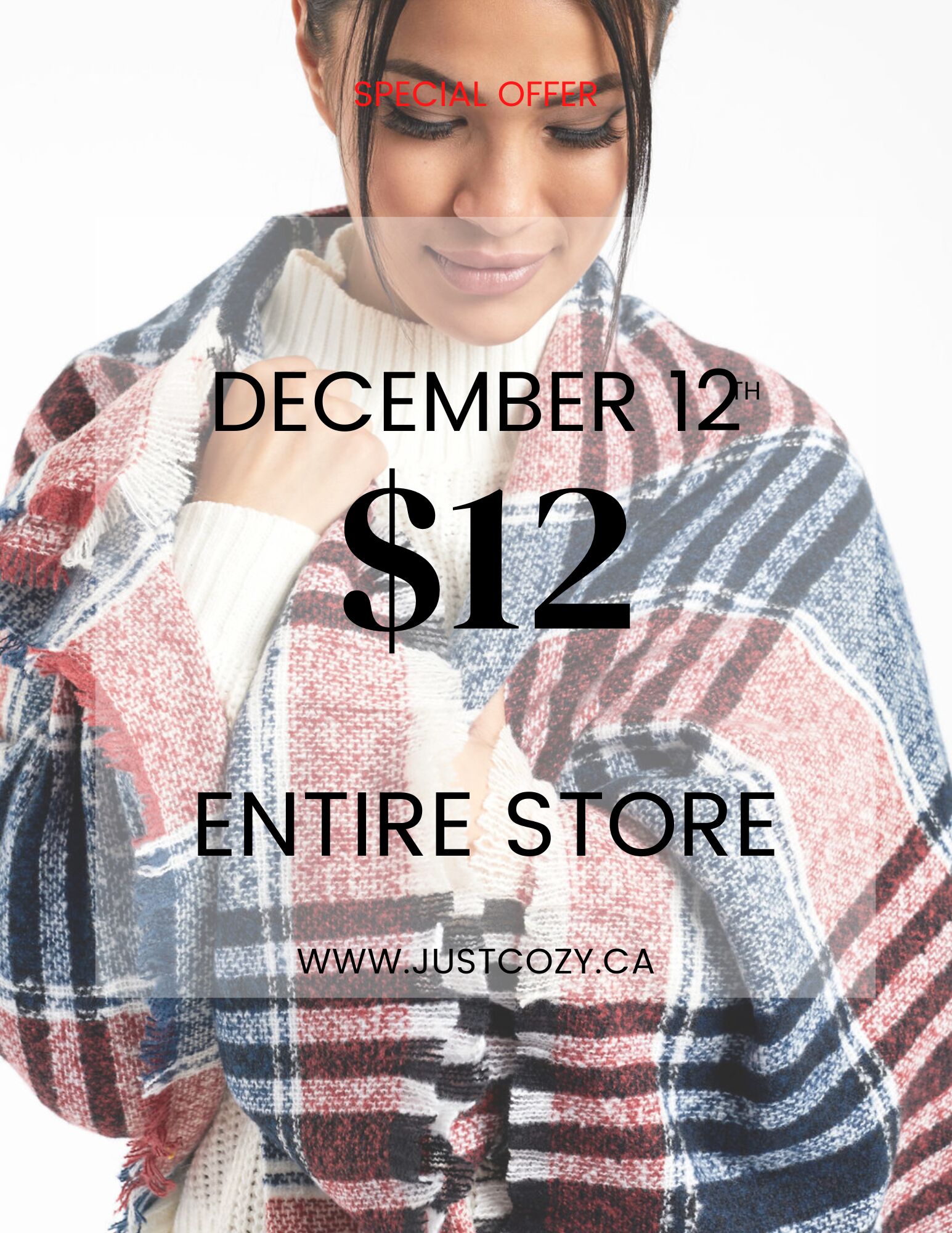 December 12th - $12 ENTIRE STORE 😊 - Just Cozy
